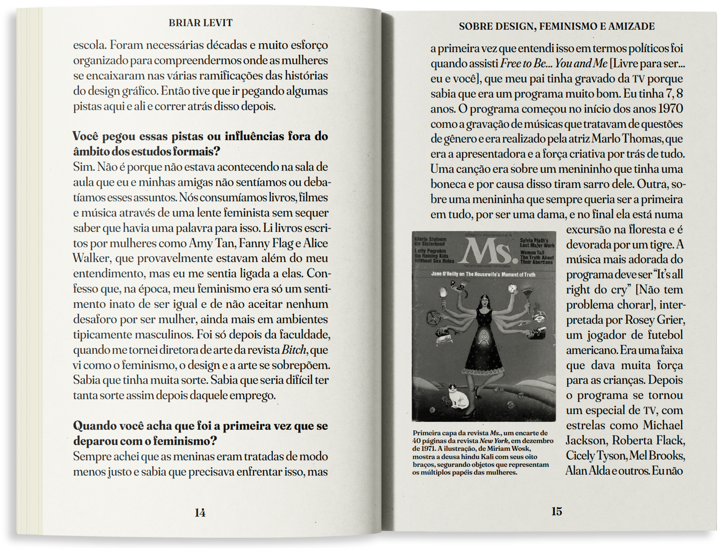 Briar Levit: Sobre Design, Feminismo e Amizade